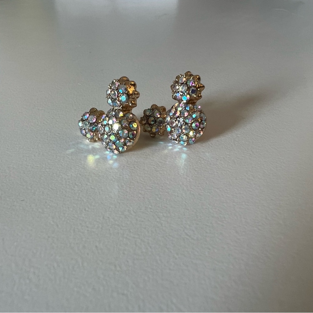 💎2/ $10-All jewelry💎 Golden Mouse Ear Earrings